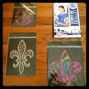 Stencils for iron on applications